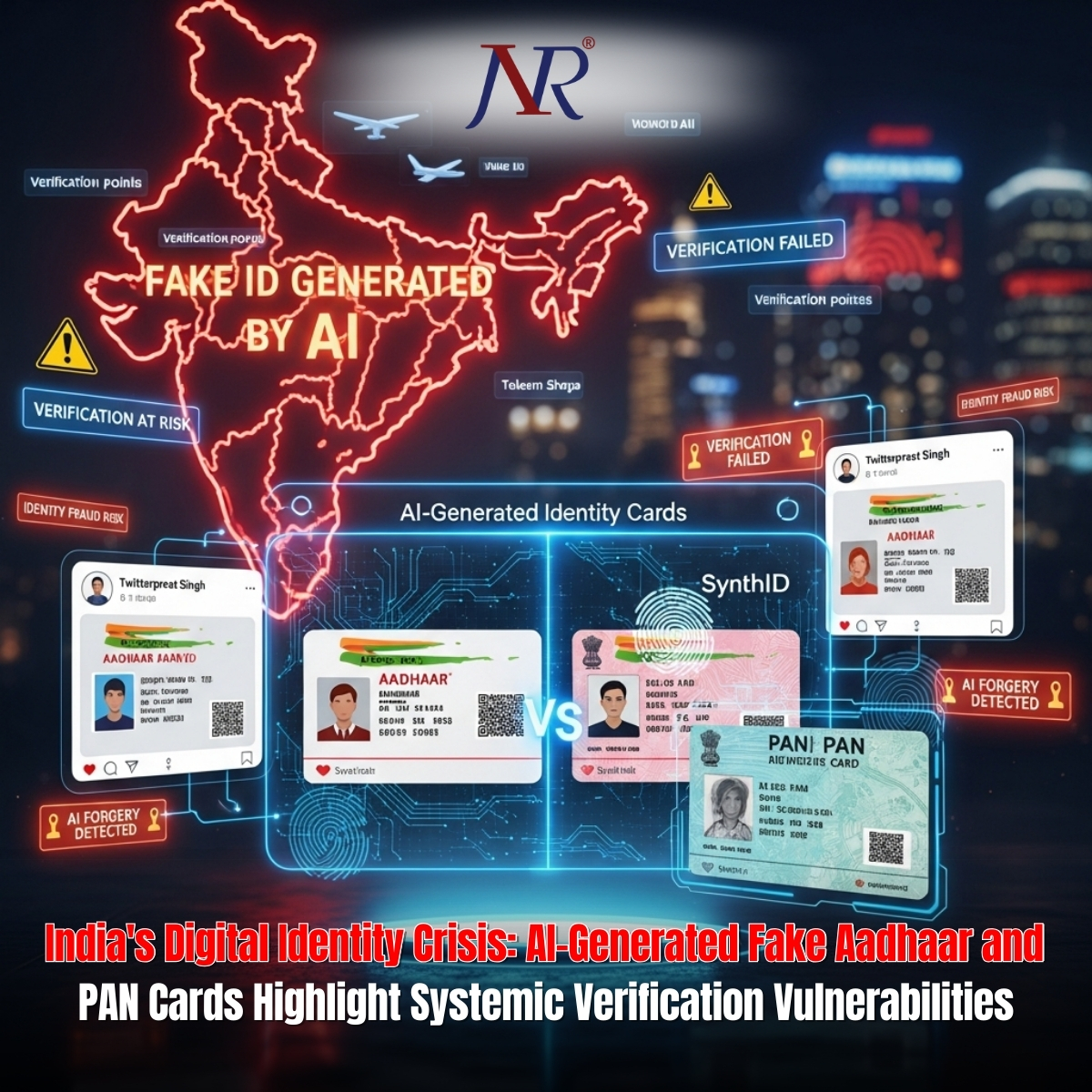 jnrmanagement's tweet image. 𝗜𝗻𝗱𝗶𝗮&apos;𝘀 𝗗𝗶𝗴𝗶𝘁𝗮𝗹 𝗜𝗱𝗲𝗻𝘁𝗶𝘁𝘆 𝗖𝗿𝗶𝘀𝗶𝘀: 𝗔𝗜-𝗚𝗲𝗻𝗲𝗿𝗮𝘁𝗲𝗱 𝗙𝗮𝗸𝗲 𝗔𝗮𝗱𝗵𝗮𝗮𝗿 &amp;amp; 𝗣𝗔𝗡 𝗖𝗮𝗿𝗱𝘀 𝗘𝘅𝗽𝗼𝘀𝗲 𝗦𝘆𝘀𝘁𝗲𝗺𝗶𝗰 𝗚𝗮𝗽𝘀 🚨

🔗Read the full article👇
jnrmr.com/india-digital-…

#GenerativeAI #Deepfake #IdentityVerification #RegTech
