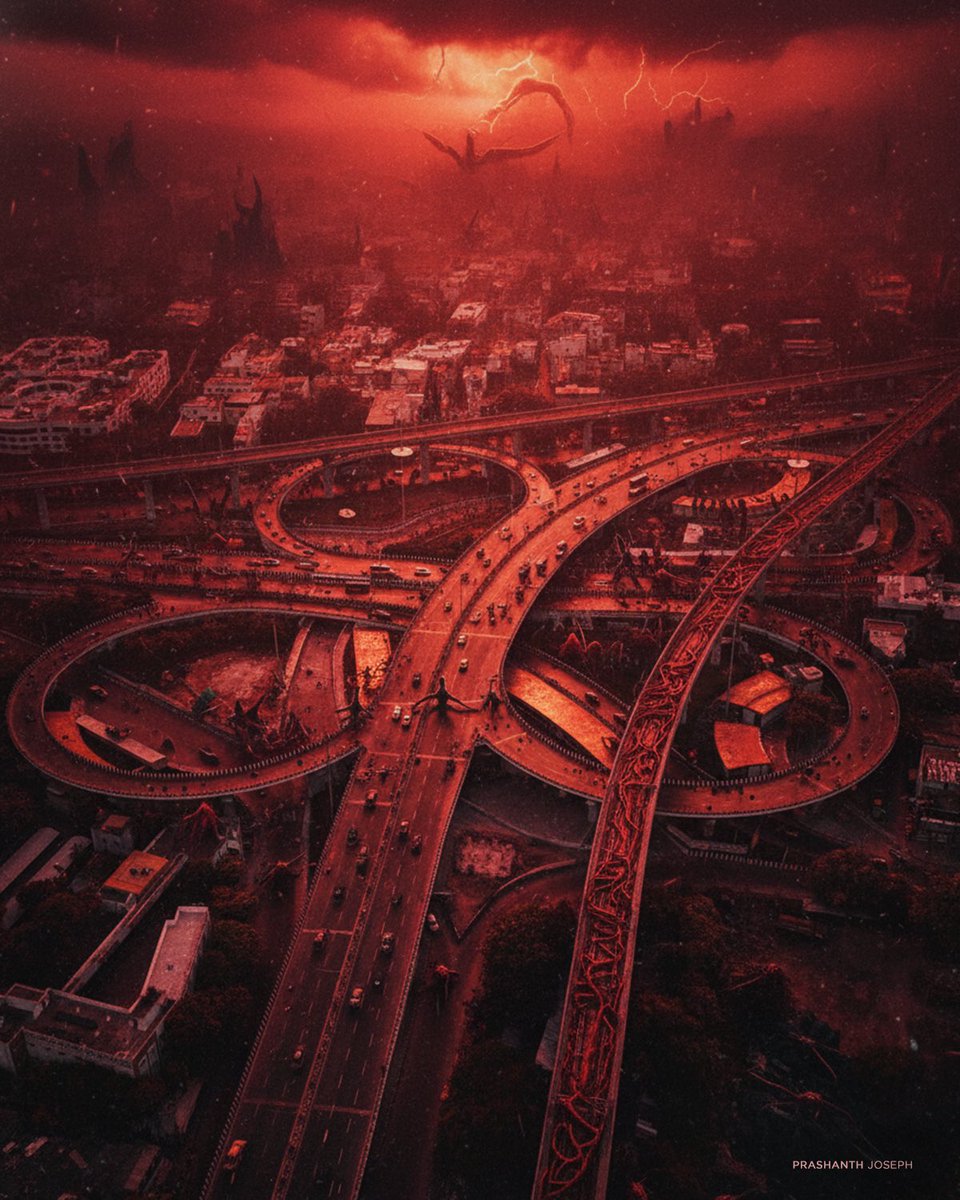 Prashanth_Josep's tweet photo. Welcome to the upside down of “Chennai” makkaley 🚲🔦
#strangerthings #strangersthings5 #chennai #hawkin #central #kathipara #urbansquare #napierbridge #chennaisuperkings https://t.co/THJ2Fs6vwj