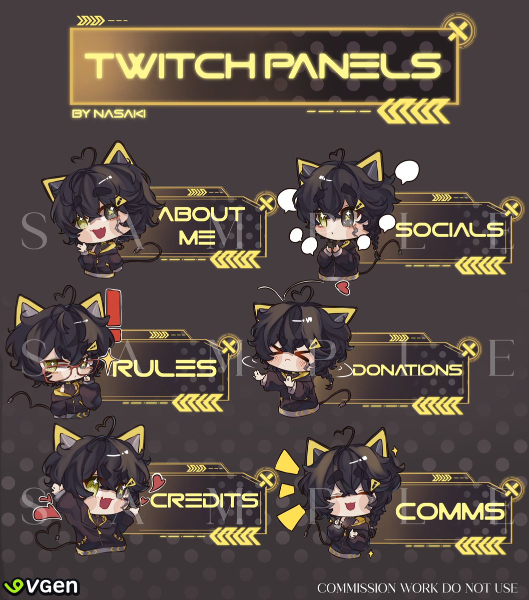 twitch panels cm for @/snivitzcore ! Thank you!!