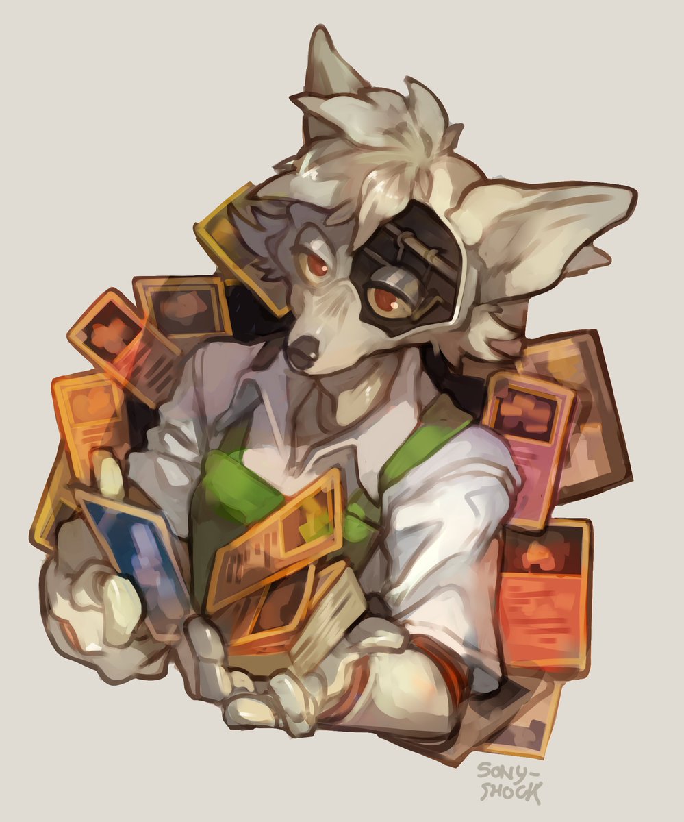 Rough sketch comm for 'Kurofox'~🖍️They requested it to be usable as a sticker, and it ended coming out really fit for it, I'm proud!