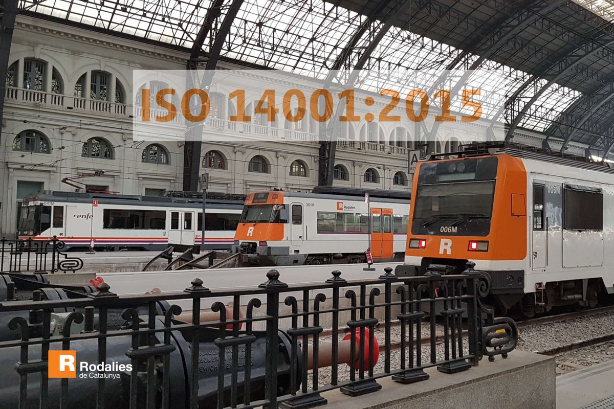 rodalies's tweet image. 📢 INFO 

🌍 Renfe obté la certificació ISO 14001:2015 per a tot el servei de Rodalies de Catalunya.

♻️ Compromís amb la sostenibilitat i el medi ambient. 

✅ Renova també la ISO 9001:2015, consolidant l’excel·lència en la gestió ferroviària

➕ info : gen.cat/48mIsq6