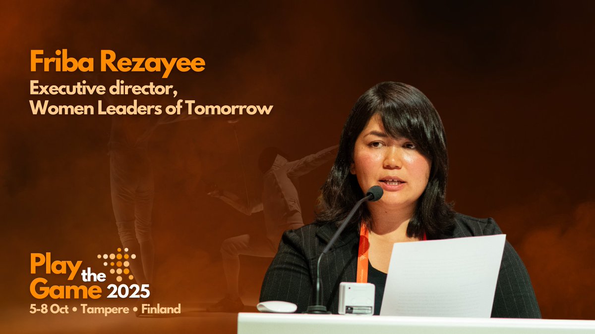 playthegame_org's tweet image. In Afghanistan, the Taliban has forced women’s sport underground⚠️
 
However, the GOAL programme spearheaded by Olympian Friba Rezayee from Afghanistan is challenging that 💪 
 
Read or watch her full speech from #ptg2025👇

playthegame.org/news/afghan-wo…