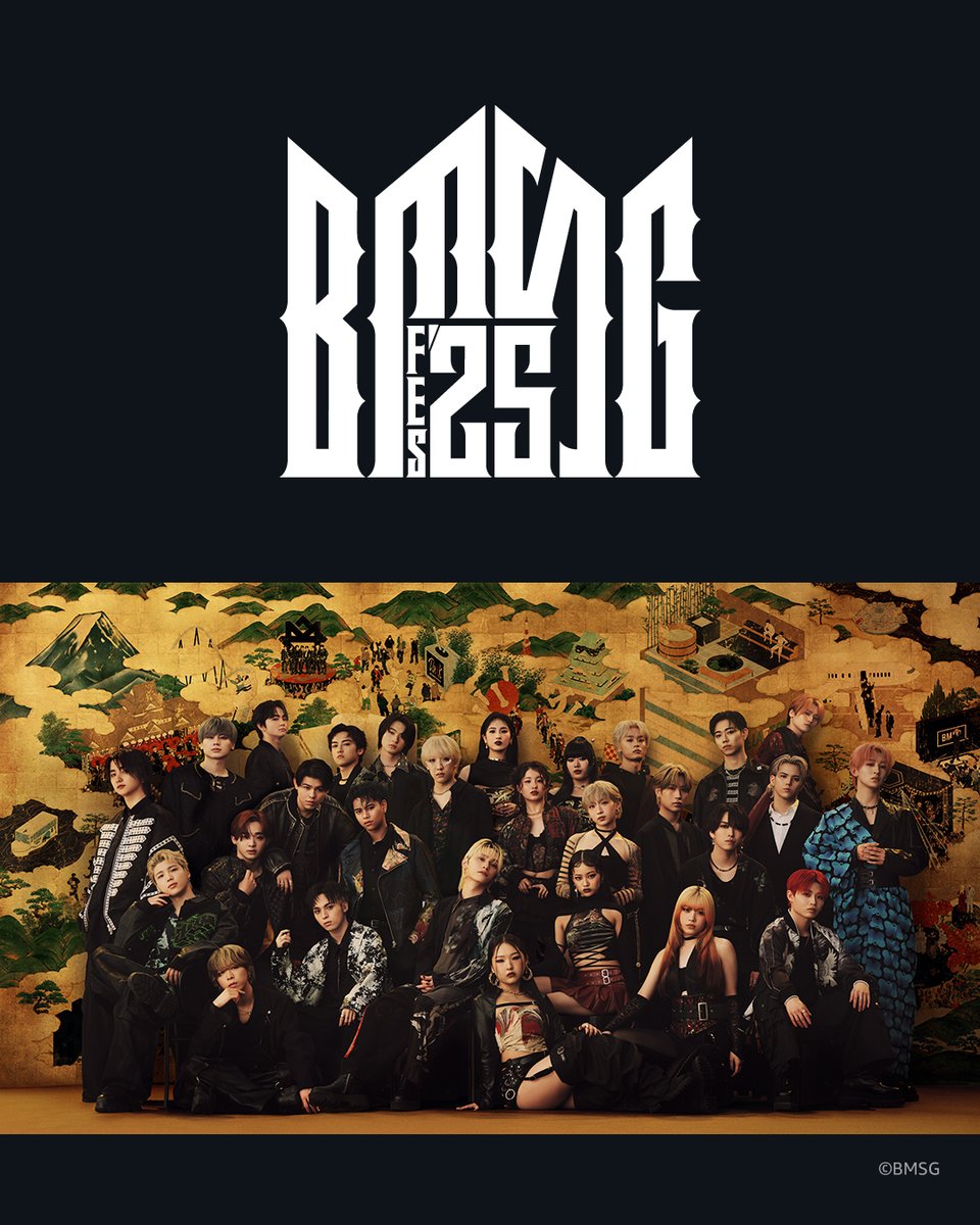 PrimeVideo_JP's tweet image. ◥◣ 情 報 解 禁 ◢◤
『BMSG FES’25』
12月26日(金) 独占配信決定

SKY-HI率いる《BMSG》
設立5周年を迎える節目に
FES史上最大規模の野外イベントを開催⚡

『GRAND CHAMP』というコンセプトを掲げた本公演は、
4時間を超える圧巻のステージとなっているため、
プライムビデオでご覧ください！