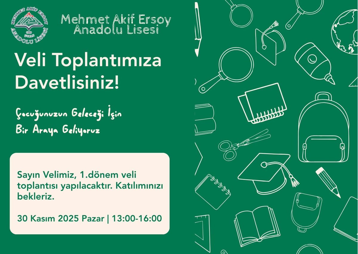 Çorlu Mehmet Akif Ersoy Anadolu Lisesi (@corlumakif) on Twitter photo 