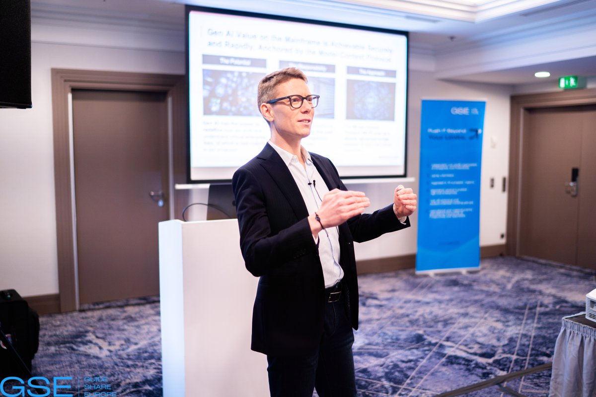 GuideShareEurop's tweet image. A big thank you to Tim K. from Broadcom for an insightful session on “Gen AI: Practical Use Cases ” at the GSE European AI Working Group meeting in Frankfurt!

#GenAI #AI #Mainframe #Innovation #GSE #WorkingGroup