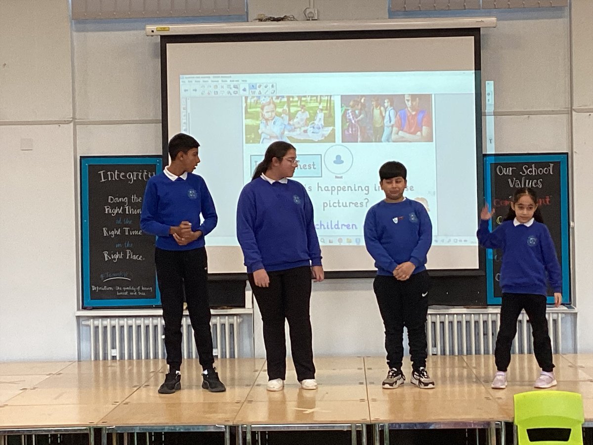BVCSchool's tweet image. 🌟Y6 Sycamore were honoured to be the first class this year to lead a class assembly focused on Oracy. Centred on the theme of “including others,” the children spoke with clarity, confidence and pride - truly outstanding role models! 👏💙 #Oracy #Inclusion #RoleModels @BVCSchool