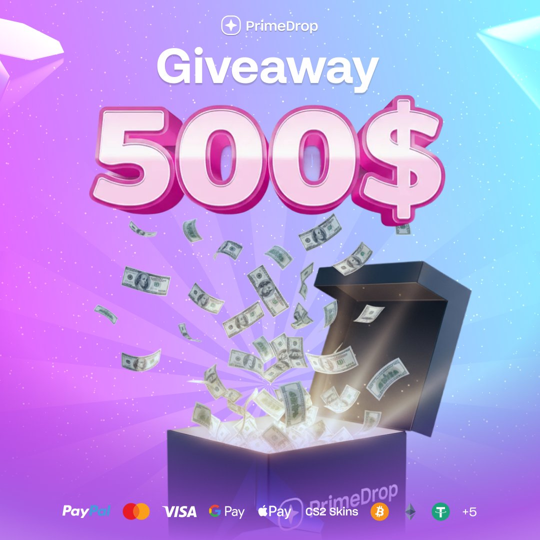 0xZyaf's tweet image. $500 Giveaway

‣ Follow @PrimeDropOff &amp;amp; @0xZyaf
‣ Like &amp;amp; RT
‣ Tag a friend

Winner in 5 days ⏳