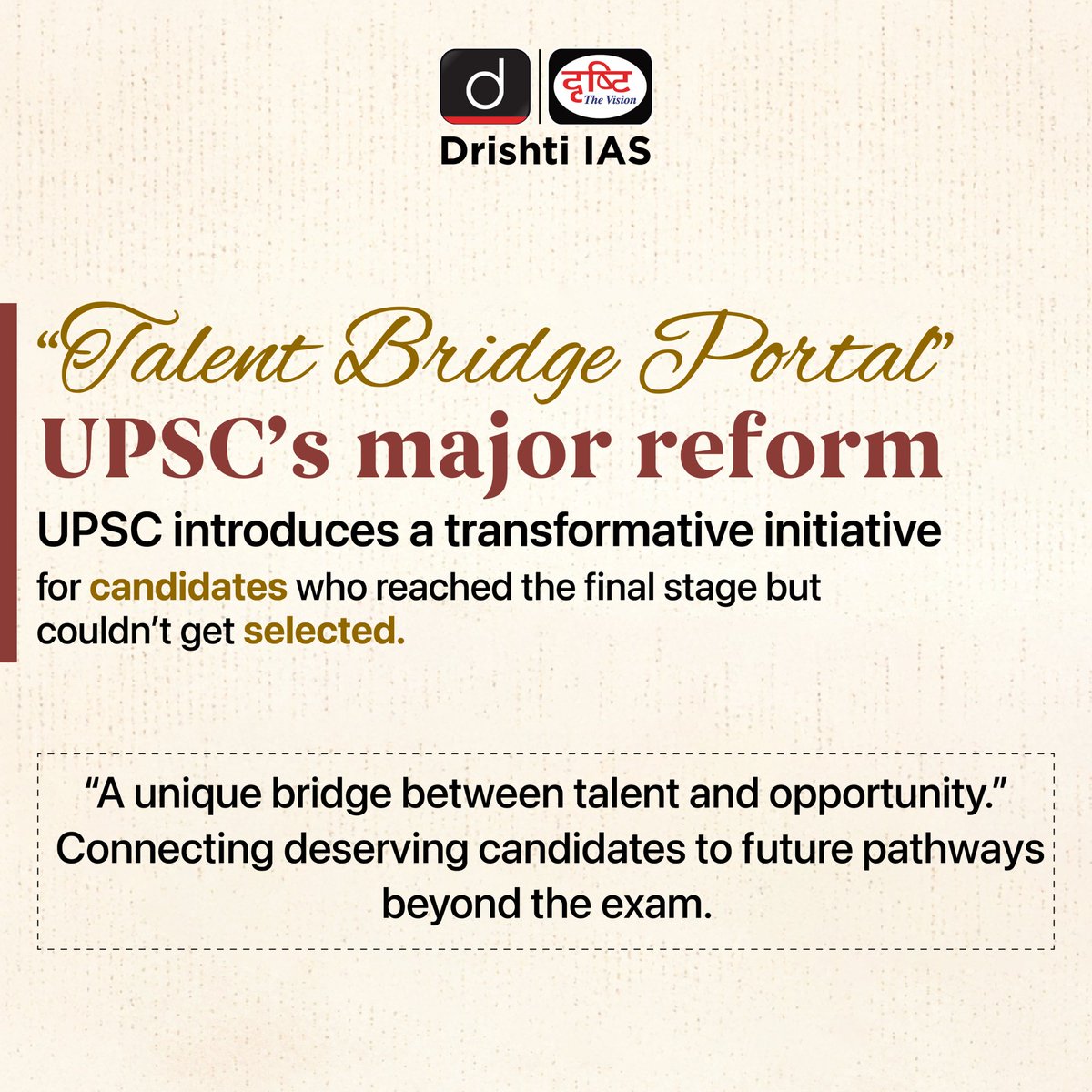 drishtiiaseng's tweet image. 100 years of UPSC-shaping India’s next generation of governance.
Swipe to explore UPSC@100.
.
#UPSC #UPSC100Years #UPSCReforms #UPSC2025 #UPSCConference #TalentBridge #CivilServicesIndia #DrishtiIAS #DrishtiIASEnglish