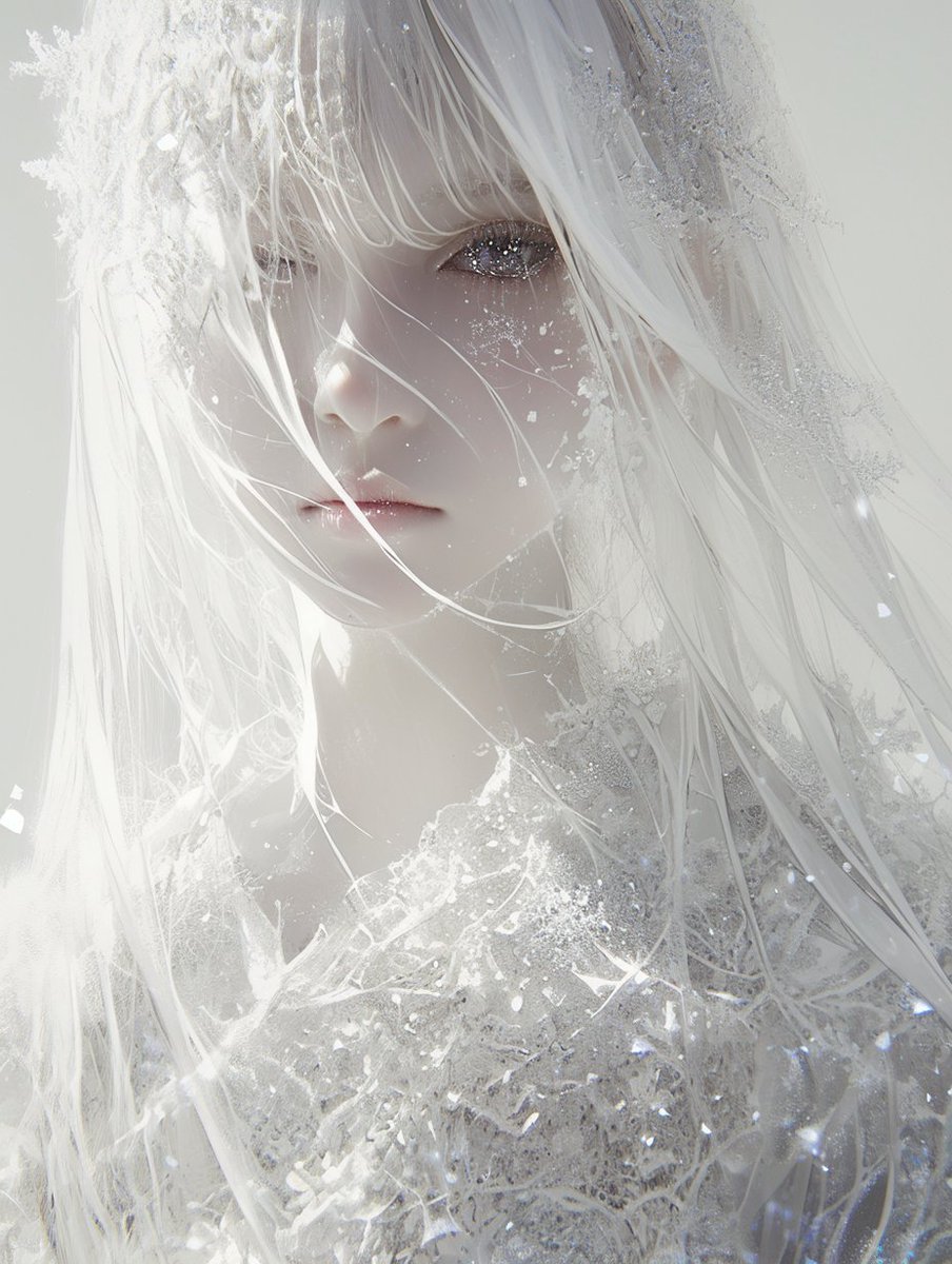 chiffon0313's tweet photo. AI CHALLENGE: WHITE AS SNOW
Theme: WHITE
#WhiteAsSnow https://t.co/pHs0BYEkG0
