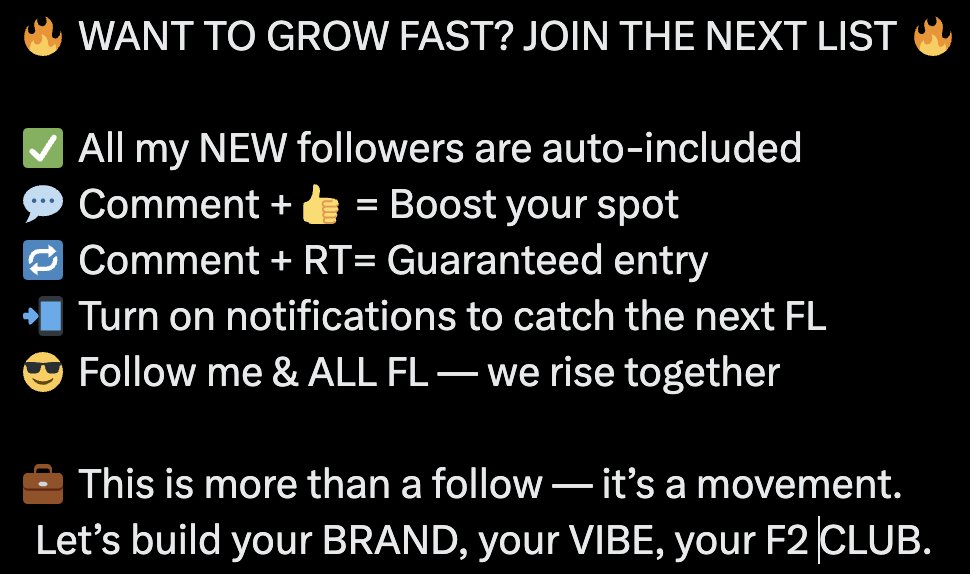 🚨Follow LIST🚨
New G😍:
<a href="/Nils_900/">Nils_Domke🟥🟩🇩🇪🇩🇪</a> <a href="/HusseinJafo/">Hussein jafo</a> <a href="/offendnoone/">offend no one</a> <a href="/yosolo77127715/">yosolo77</a> <a href="/Oduwaprisie/">Priscillia Oduwa🦋💙</a> <a href="/Oduwaprisie/">Priscillia Oduwa🦋💙</a> <a href="/leo_sophia22303/">Brittany Jane</a> <a href="/BehrendsElmar/">Das Baby</a> <a href="/GMTMAXI/">Go Mining Maximalist</a> <a href="/literatuspaul/">Akasike jnr</a> <a href="/Dhiyoxz/">Dhiyo.xz</a> <a href="/ThatBrashBlonde/">Mellanie 🫧💕Glinda’s Version</a> <a href="/DrantMason62406/">Mason Drant</a> <a href="/LyXmond/">Ñursē J.🇰🇪</a> <a href="/0xNewShin/">ShinSei</a> <a href="/tule_tee/">Tule</a> <a href="/CurlyMetaX/">Curly</a> <a href="/shizanutii/">Chingiz Tanashev</a> <a href="/Donnie_Tesla/">Donnie_Tesla</a>