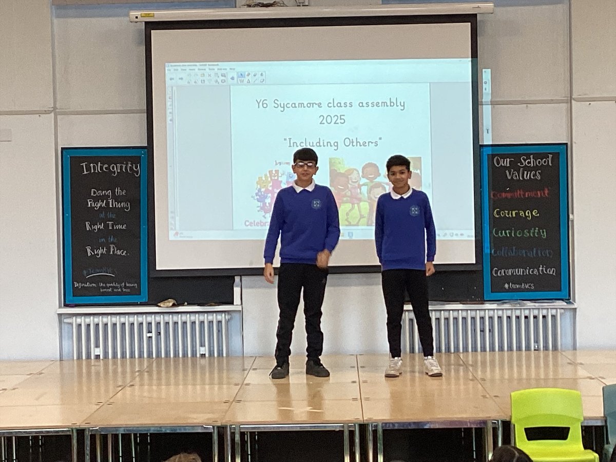 BVCSchool's tweet image. 🌟Y6 Sycamore were honoured to be the first class this year to lead a class assembly focused on Oracy. Centred on the theme of “including others,” the children spoke with clarity, confidence and pride - truly outstanding role models! 👏💙 #Oracy #Inclusion #RoleModels @BVCSchool