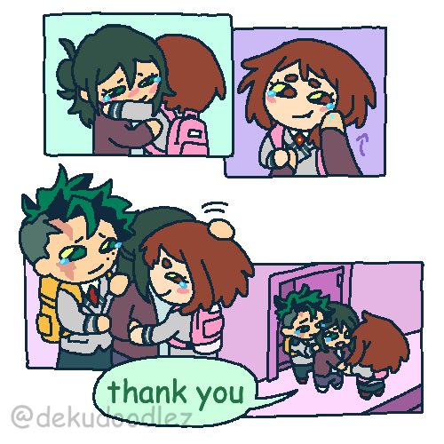 elmundodekoo's tweet image. &quot;Thank you for being there then, for being there now, and for being there in the future&quot;

art by the amazing @dekudoodlez