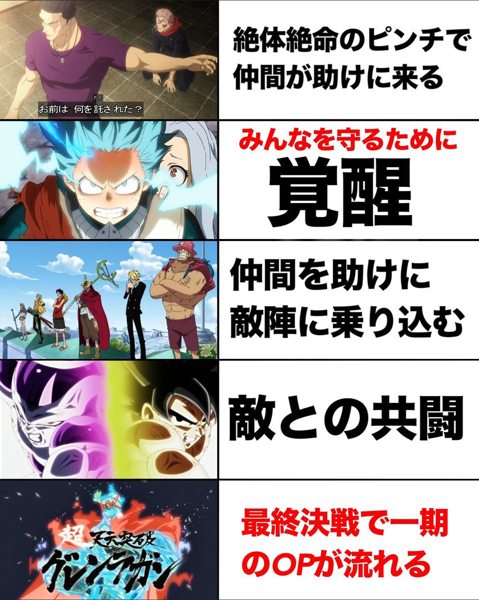 アニメの胸熱すぎる展開