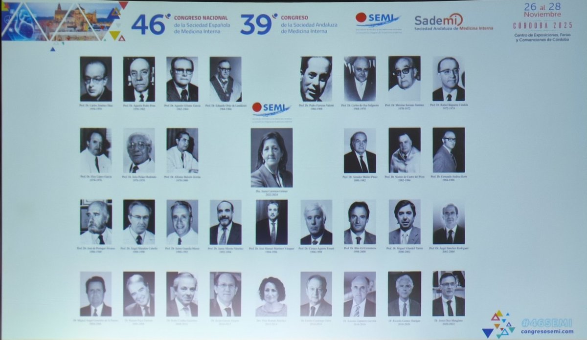 Sociedad_SEMI's tweet image. 🚀Experiencias en #liderazgo.
Reunión de presidentes pasados de la @Sociedad_SEMI explicando la motivación para presentarse a presidente. Uno de los motivos comunes es participar en los grupos de trabajo, dar voz a hospitales pequeños, defender la especialidad y ponerla en valor…