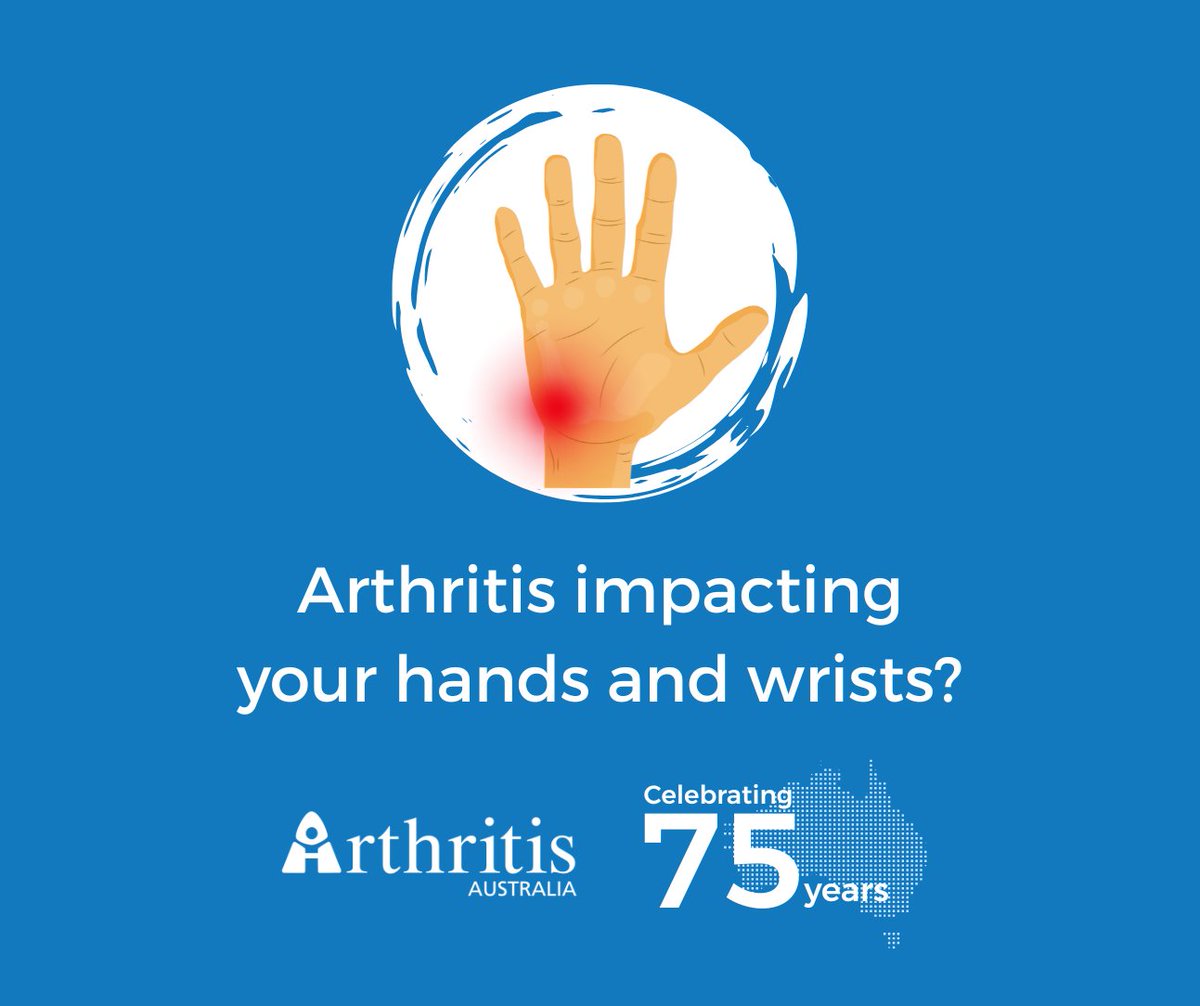 ArthritisAust's tweet image. Your wrists, hands, &amp;amp; fingers are often the first places people notice pain, stiffness, or swelling. Everyday tasks like turning a key, or even carrying shopping can become challenging when #arthritis impacts your grip and fine motor skills. Learn more: arthritisaustralia.com.au/what-is-arthri…