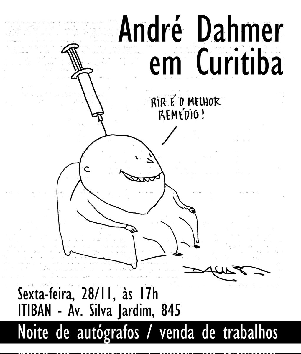 Amigos de Curitiba,  ajudem a compartilhar.  Até amanhã!