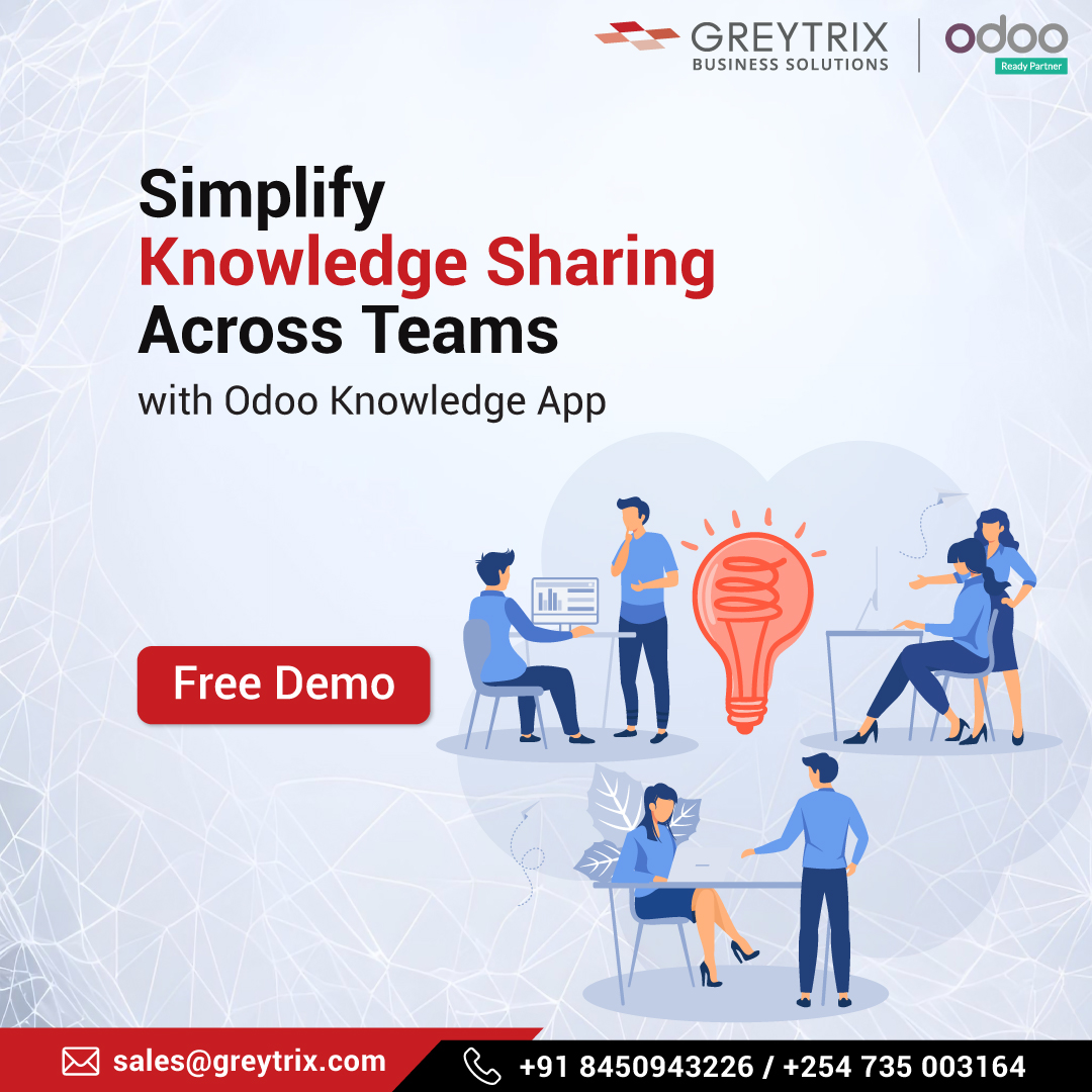 Greytrix_BS's tweet image. Build a connected, informed workplace with the Odoo Knowledge App, document everything from processes to best practices in one unified hub.

Know More - greytrixbizsolutions.com/solutions/odoo…

#OdooERP #GreytrixBS #OdooPartner #OdooKnowledgeApp