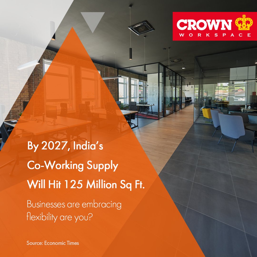 CrownWorkspace's tweet image. As co-working spaces grow, is your business ready to adapt? ​

With India’s co-working market expanding, our expert relocation services ensure your new workspace supports innovation and efficiency, all while keeping your operations seamless.  ​

Move your business forward with…