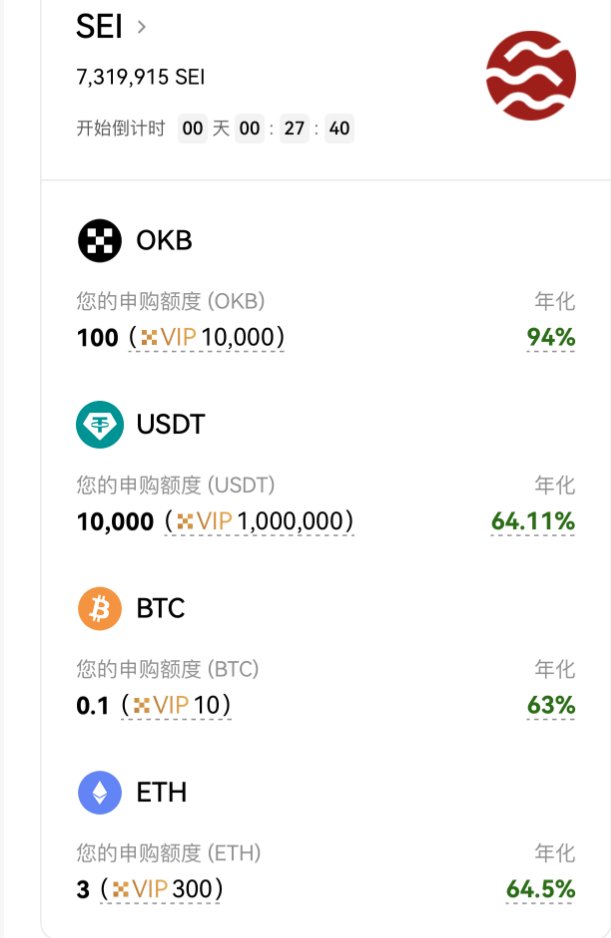 chaozuoye's tweet image. OKX 闪赚又上新了，奖励代币是  $SEI ！

这一次终于支持 $ETH 质押！咱们“E位兵”终于也能上桌吃饭了

这期一定要参与，以前挖新币，挖完币价跌一半，收益全被跌幅吃掉

$SEI 这种成熟标的，筹码结构相对稳定，币价波动不大

冲冲冲！！！

#OKX @okxchinese @okx