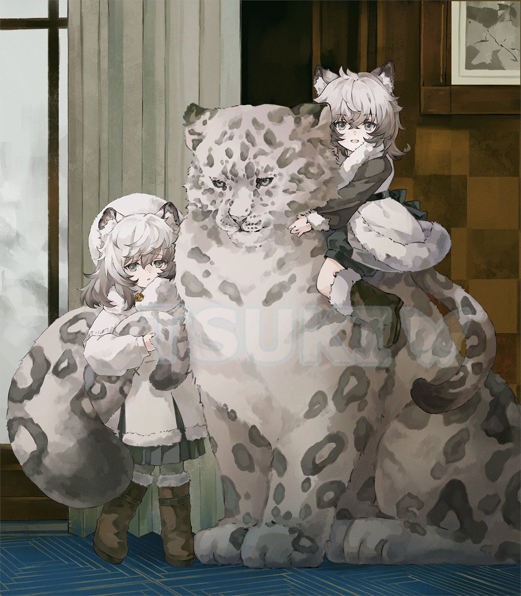 #アークナイツ #Arknights
もふもふユキヒョウシルバーアッシュファミリー〜