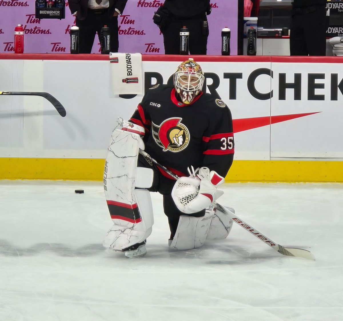 senstennial's tweet image. With Ottawa&apos;s 4-3 SO win against the Golden Knights last night, Ullmark maintained his perfect save percentage in the shootout this season.

Ullmark sits 5th all-time in shootout save percentage (min. 40 shots against) with a SO save percentage of .810.

#GoSensGo