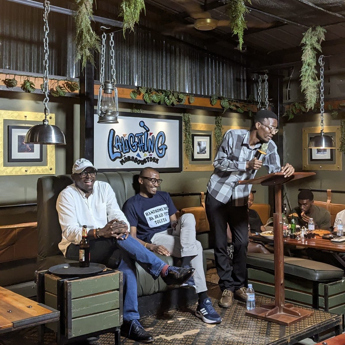 Had so much fun at the Grab A Coffee Roast of <a href="/qataharraymond/">Mujuni Raymond</a> &amp; <a href="/kasyate/">Simon Peter Kasyate</a>. It was one hell of a night.