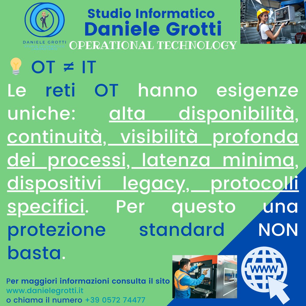 StudioIT_DG's tweet image. 🛠️ OT Security — Operational Technology protetta, industria al sicuro.
.
#OTSecurity #OperationalTechnology #SCADA #PLC #ITStudio #IndustrialSecurity #IDS #FirewallOT #ITsoluzioni #consulenteinformatico #massaecozzile #pistoia #montecatiniterme #studioinformaticodg
