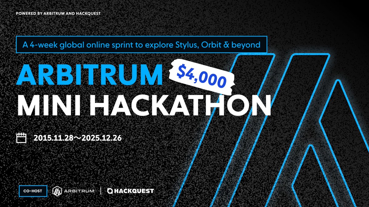 OurTinTinLand's tweet image. 🔴 Casper Hackathon 2026
💰 $25K｜📍 Online｜🗓 Nov 14, 2025 – Jan 4, 2026
 
@Casper_Network is an enterprise-grade PoS chain — stable, scalable, and perfect for teams building serious products.
🔗 dorahacks.io/hackathon/casp…

🧑‍🎓 Solana Student Hackathon
📍 Online｜⏳ Reg deadline:…