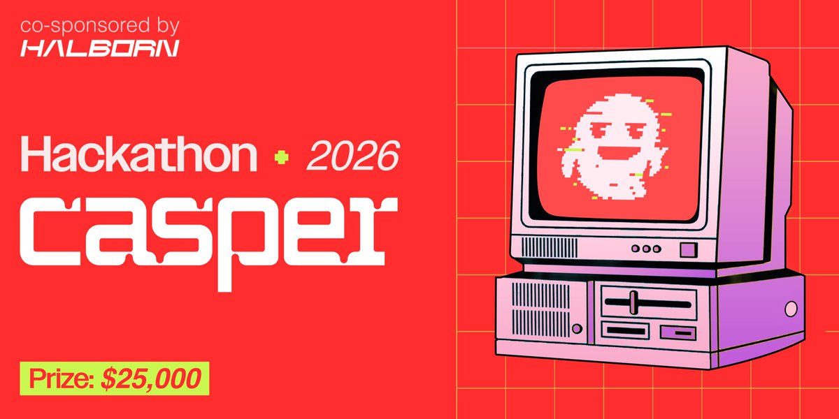 OurTinTinLand's tweet image. 🔴 Casper Hackathon 2026
💰 $25K｜📍 Online｜🗓 Nov 14, 2025 – Jan 4, 2026
 
@Casper_Network is an enterprise-grade PoS chain — stable, scalable, and perfect for teams building serious products.
🔗 dorahacks.io/hackathon/casp…

🧑‍🎓 Solana Student Hackathon
📍 Online｜⏳ Reg deadline:…