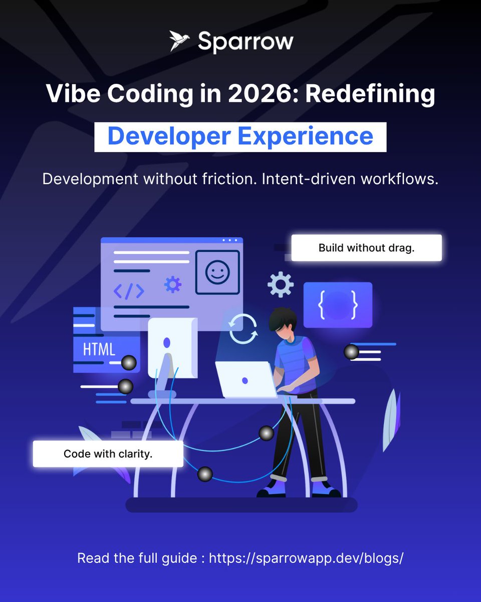 Sparrow_API's tweet image. Not a trend, but Vibe Coding a shift in how engineers reach flow without fighting setup, context switches, or tool overload.⚙️

To know more details, read the full breakdown here:
sparrowapp.dev/articles/vibe-…

#TechNews #Developers #SoftwareEngineering
