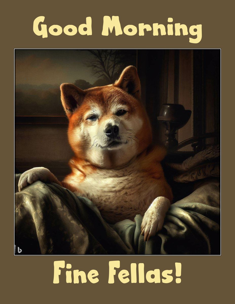 Good morning, dear fellas!  It's Thanksgiving Day here in the US and despite all the tumult in the world, Ziti and I have much to be thankful for ... and this amazing group of internet warriors is one of them! Stronger together. Together to victory!