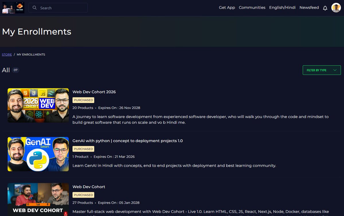 AniketDey_'s tweet image. Rejoined Cohort 26 today ✨
Bring on the amazing experience again 💻🚀

@Hiteshdotcom @piyushgarg_dev @nirudhuuu ❤️

#WebDevCohort26 #ChaiCode