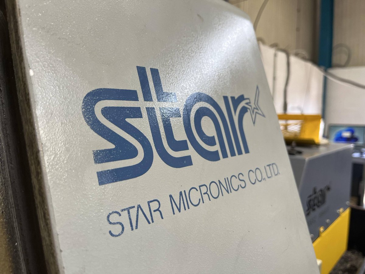 Sotek_mfg's tweet image. Spotlight on the Star Sliding Head SR-20R II ⚙️

At the heart of our production line is the Star Sliding Head SR-20R II – a powerhouse of precision engineering and the driving force behind our high-quality output.

#ukmfg #supportukmfg #CNC