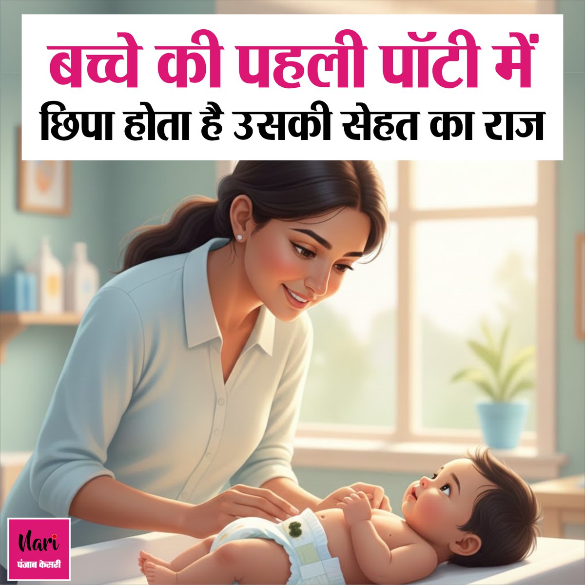 NariKesari's tweet image. बच्चे की पहली पॉटी में छिपा होता है उसकी सेहत का राज

nari.punjabkesari.in/nari/news/the-…

#Meconium #childfirststool #babyhealth #newbornbabypotty