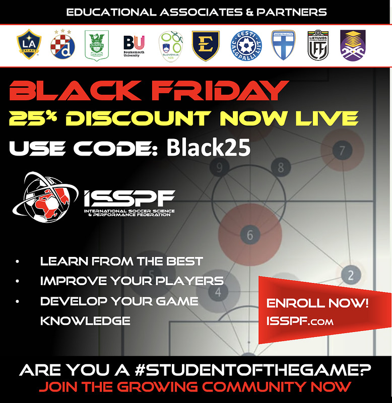 Level up your coaching with 25% OFF all ISSPF online courses 🔥
From foundations ➜ elite performance + analysis, these courses are built to boost your skills, confidence, and CV. 🎓📈