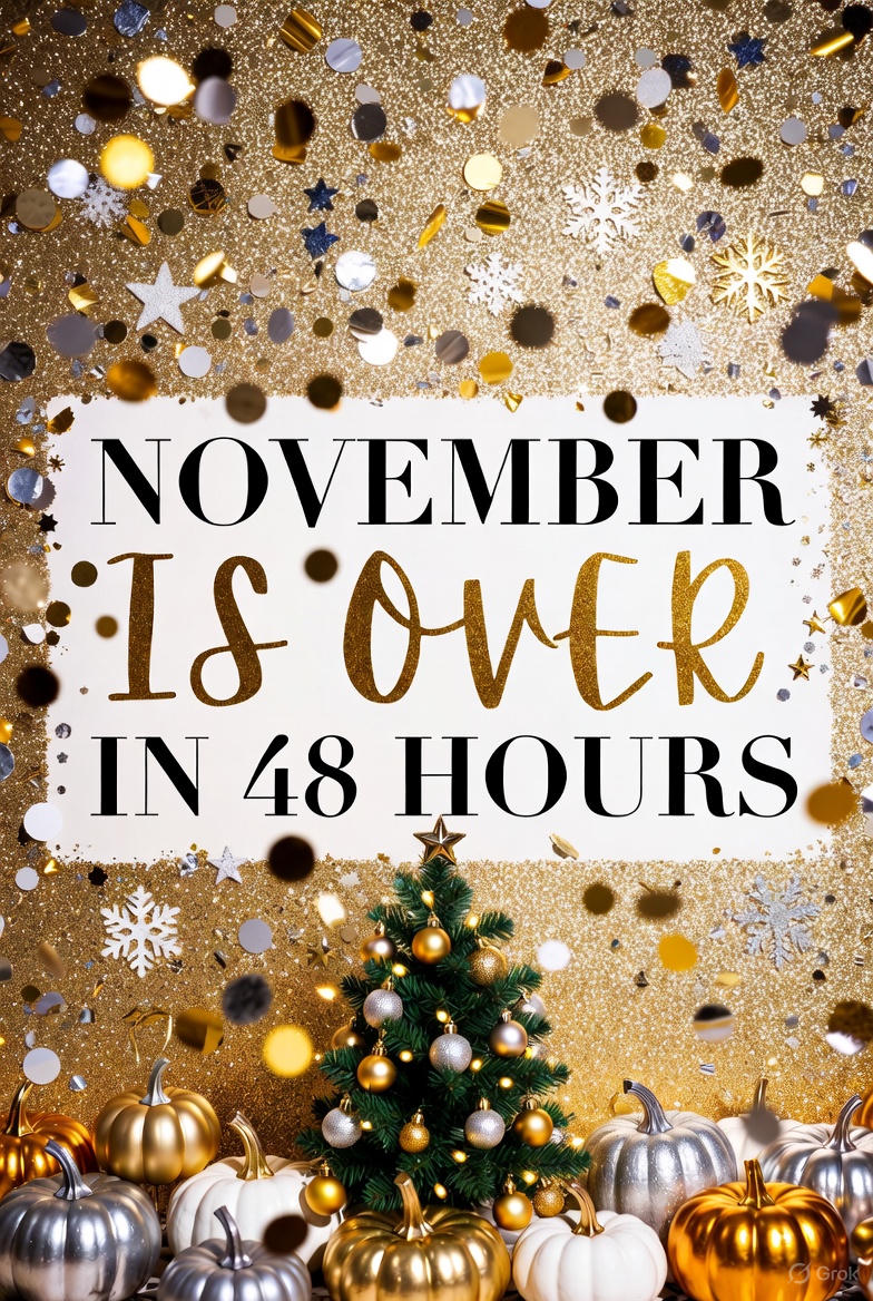 Desamtos's tweet image. NOVEMBER ENDS IN 3 DAYS 😭
Be honest:
Last fall pic? ✅/❌
Final pumpkin spice? ✅/❌
Already blasting Christmas music? ✅/❌
Tag someone who’s more chaotic than you 🎄😂
#NovemberDump #DecemberLoading #SendHelp #ChristmasMode