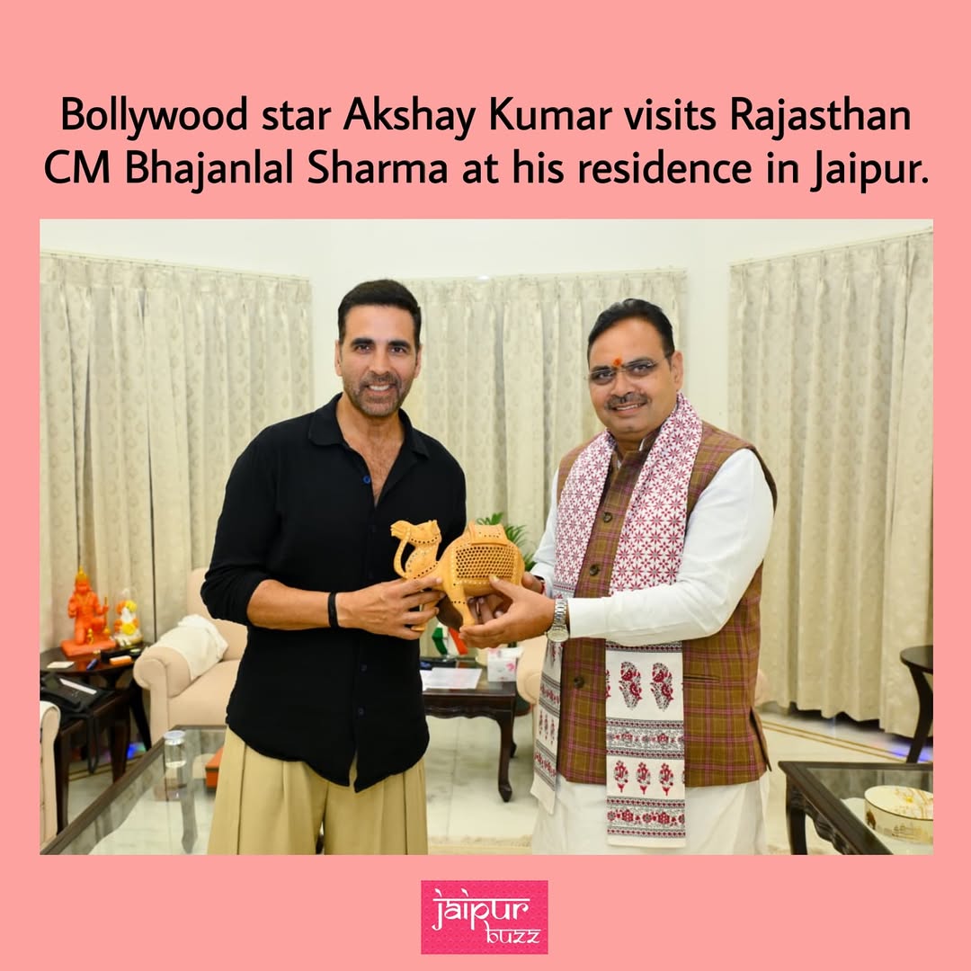 Akkian_Gauravv's tweet image. Akki visits Rajasthan Cm Bhajanlal sharma at his residence in jaipur ❤️
#AkshayKumar𓃵 #akshaykumar