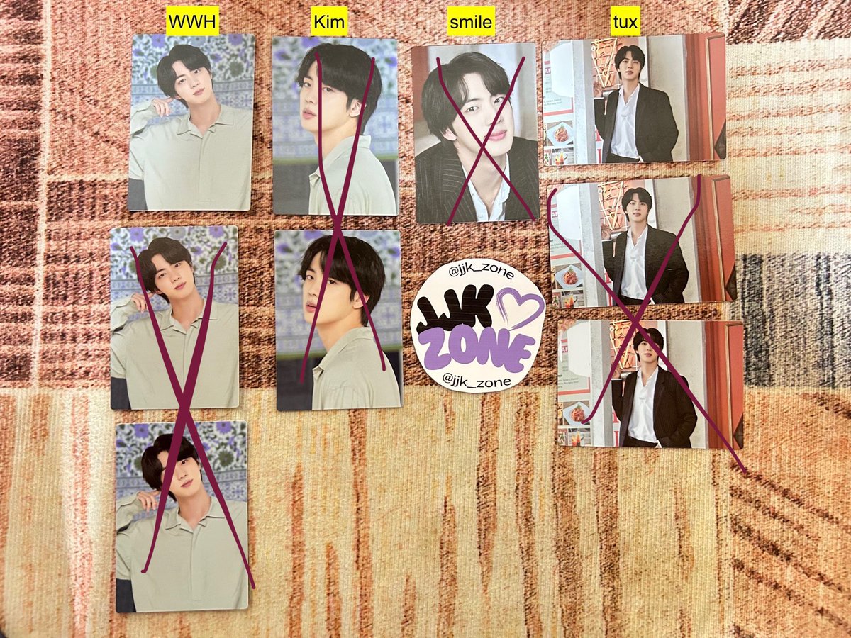 jjk_zone's tweet photo. RANDOM BTS MINI PCs

P20 each 
* PTD Seokjin: wwh; tux
* PTD Hobi: 3 sunshine; 2 hope; 2 black; 3 blond
* PTD Taehyung:  v; bike
* PTD Jimin: chimmy; coffee

💌 Reply or DM to claim (quantity + labels on photo)

🏷️ wts bts lfb rm jin suga jhope jimin v jungkook namjoon seokjin yoongi hoseok taehyung sale ph