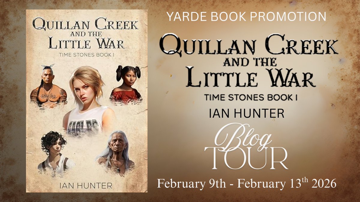 maryanneyarde's tweet image. We are proud to be taking on tour Ian Hunter&apos;s fabulous novel:

✧• Quillan Creek and the Little War:
Time Stones Book I •✧

If you are a #bookblogger, #bookstagrammer, or book influencer interested in participating in this tour, please send me a message.

@IanHunterAuthor
