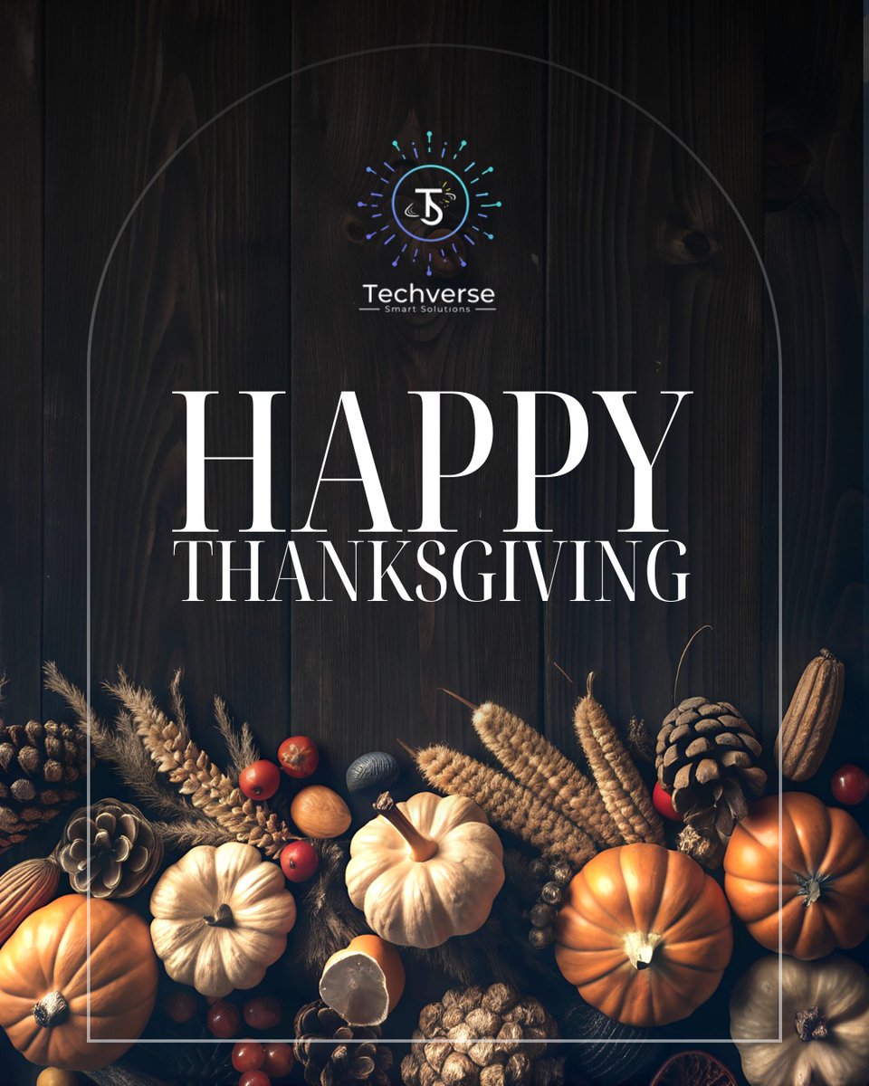 TechverseSS's tweet image. Today we’re grateful for the people who build, create, and power a better tomorrow.
Wishing you and your loved ones a day full of warmth, rest, and good company.

#HappyThanksgiving #Thanksgiving2025  #Thanks #Techverse #UnitedStatesOfAmerica