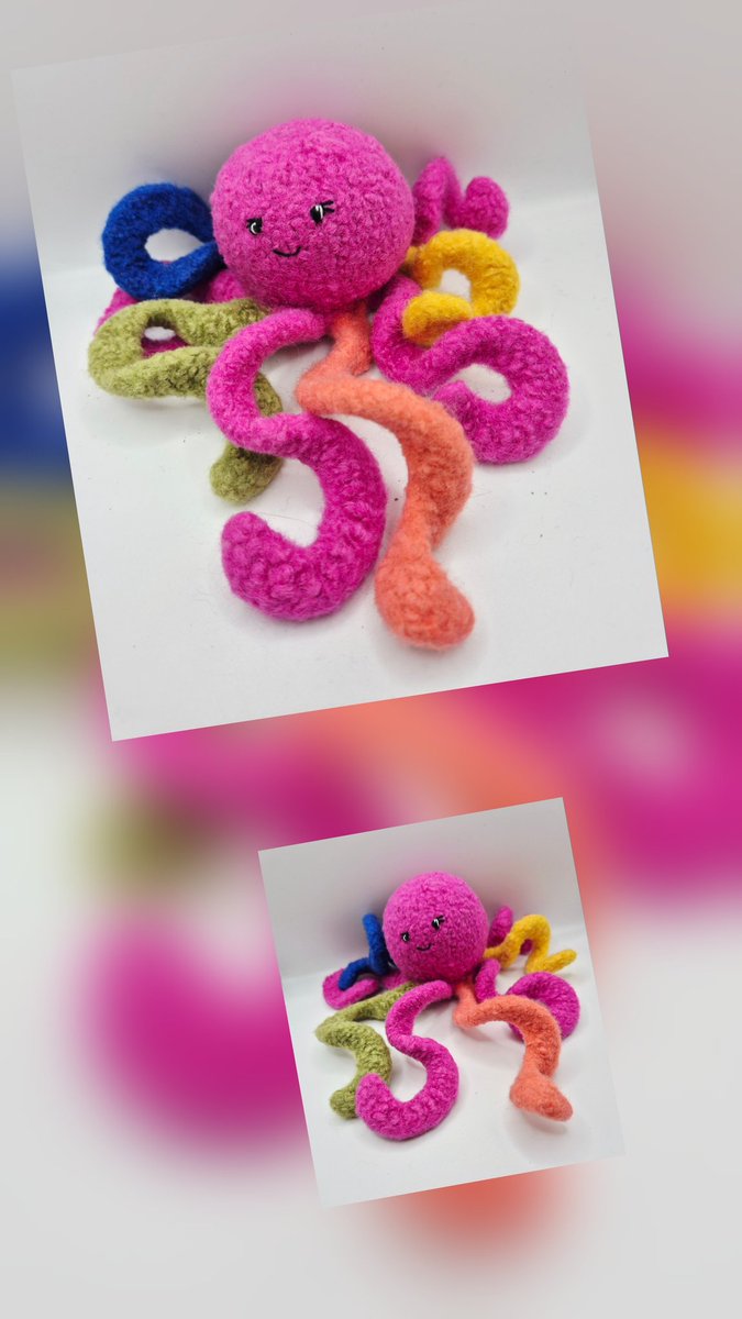 clasicats's tweet image. Colourful Octopussy 🐙clasicats.etsy.com/listing/441285…
#CatsOfTwitter 
#CatsOnTwitter 
#CatsOnX 
#CatsOfX 
#cats
#catnip
#catsoncatnip
#felted
#octopussycrew