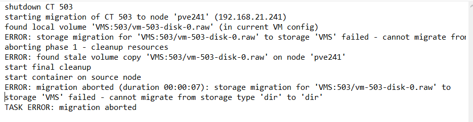 _adriend_'s tweet image. Je constate une régression sur #Proxmox VE 9.1.1
Il n&apos;est plus possible de migrer des conteneurs d&apos;un noeud à l&apos;autre si le stockage est local.
Vous aussi ?