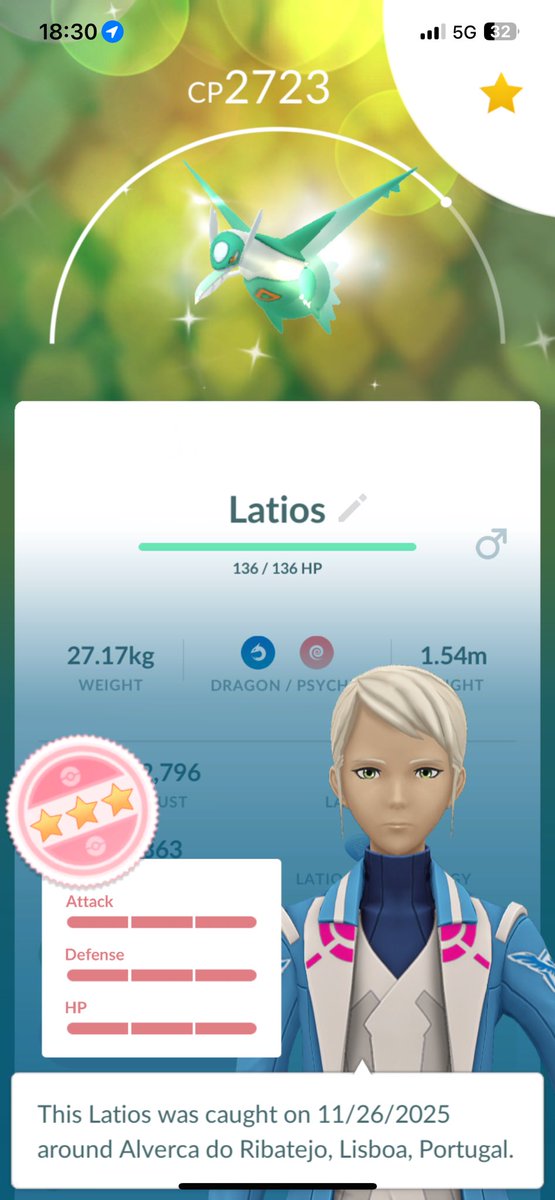 Doing that 1 Shadow Latios before raid hour 😂