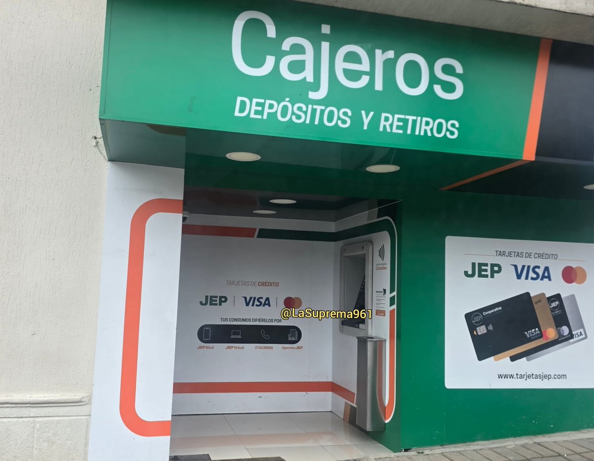 #Atención 🚨 #Cuenca | Desde la agencia de la Cooperativa JEP de #Sayausí se informa que no hay sistema a escala nacional por mantenimiento y que debido a esto los servicios se suspendieron momentáneamente, como cajeros automáticos, aplicaciones y ventanillas.👇