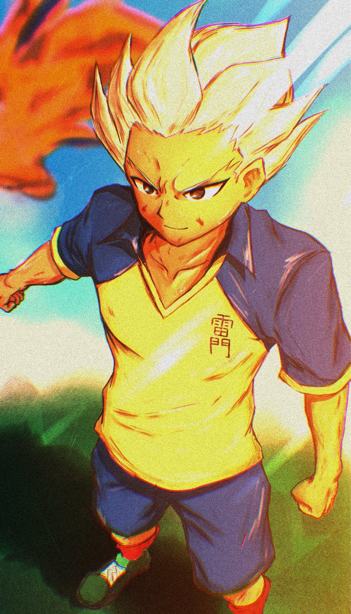 MyQk0's tweet photo. イラスト     豪炎寺修也 復活 https://t.co/AF1JOhSBrU