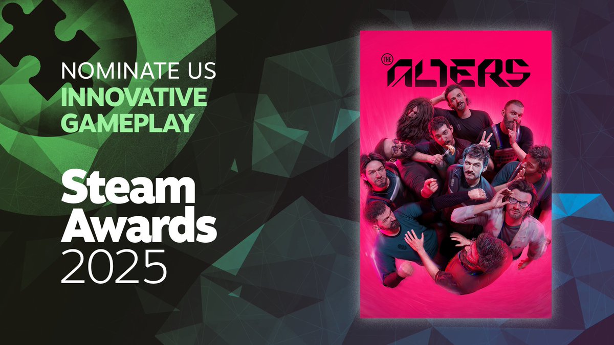 altersgame's tweet image. Remember to vote in the Steam Awards Nominations! 

You can nominate #TheAlters for Innovative Gameplay, and we&apos;d be super grateful if you did 💜

THANK YOU!