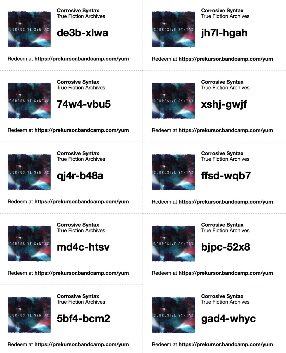 Prekursor tweet media