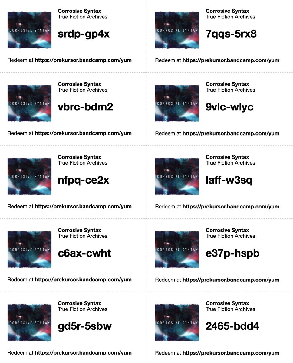 Prekursor tweet media