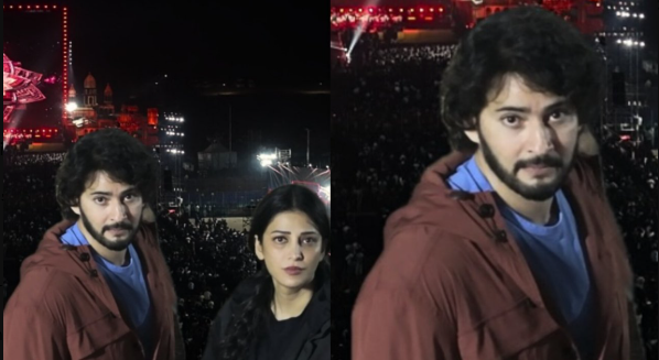 urstrulyMaxDHFM's tweet image. Beautiful #ShrutiHaasan &amp;amp; Handsome #MaheshBabu 😍