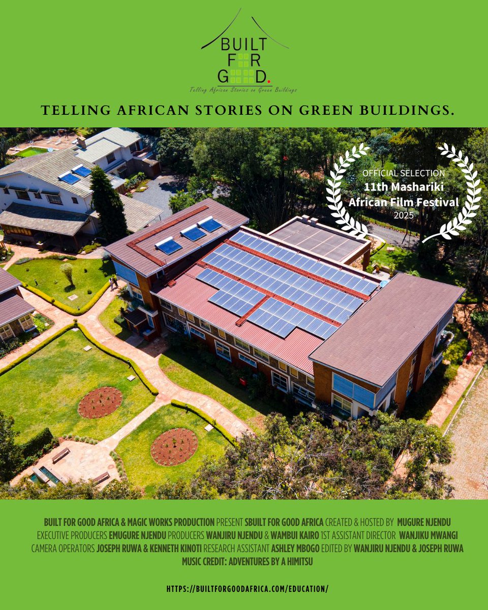 Built for Good Africa is an #officialselection of The #MasharikiAfricanFilmFestival  <a href="/MasharikiFest/">Mashariki African Film Festival</a> taking place in Kigali, Rwanda,. We are screen Thurs November 27th at 5:45 pm-Norrsken Screen 3 in Kigali, Rwanda
#builtforgoodafrica #MasharikiAfricanFilmFestival #Filmfestival
